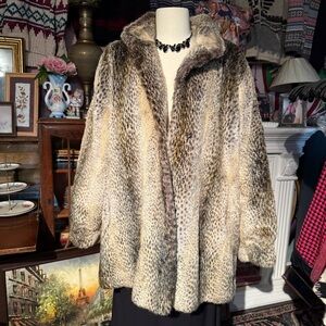 Vintage Union Tag Faux Fur